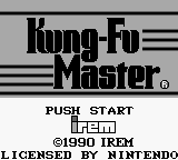 Kung-Fu Master (USA, Europe) Title Screen